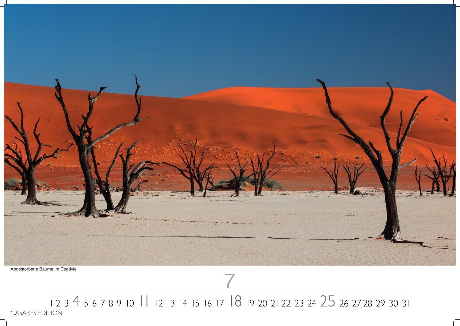 Beispielinhalt (Bild) Namibia Kalender 2027 - Wandkalender | Fotokalender Afrika 35x50 cm - . mit atemberaubenden Landschaftsfotos und der Tierwelt.