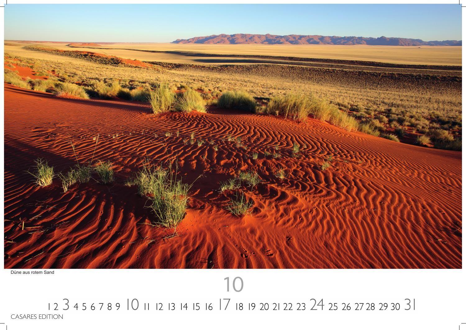 Beispielinhalt (Bild) Namibia Kalender 2027 - Wandkalender | Fotokalender Afrika 35x50 cm - . mit atemberaubenden Landschaftsfotos und der Tierwelt.