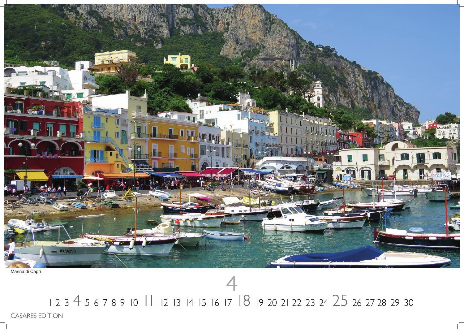 Beispielinhalt (Bild) Golf von Neapel Kalender 2027 - Wandkalender | Fotokalender Italien 24x35 cm -. mit Capri, Ischia & Amalfi Küste