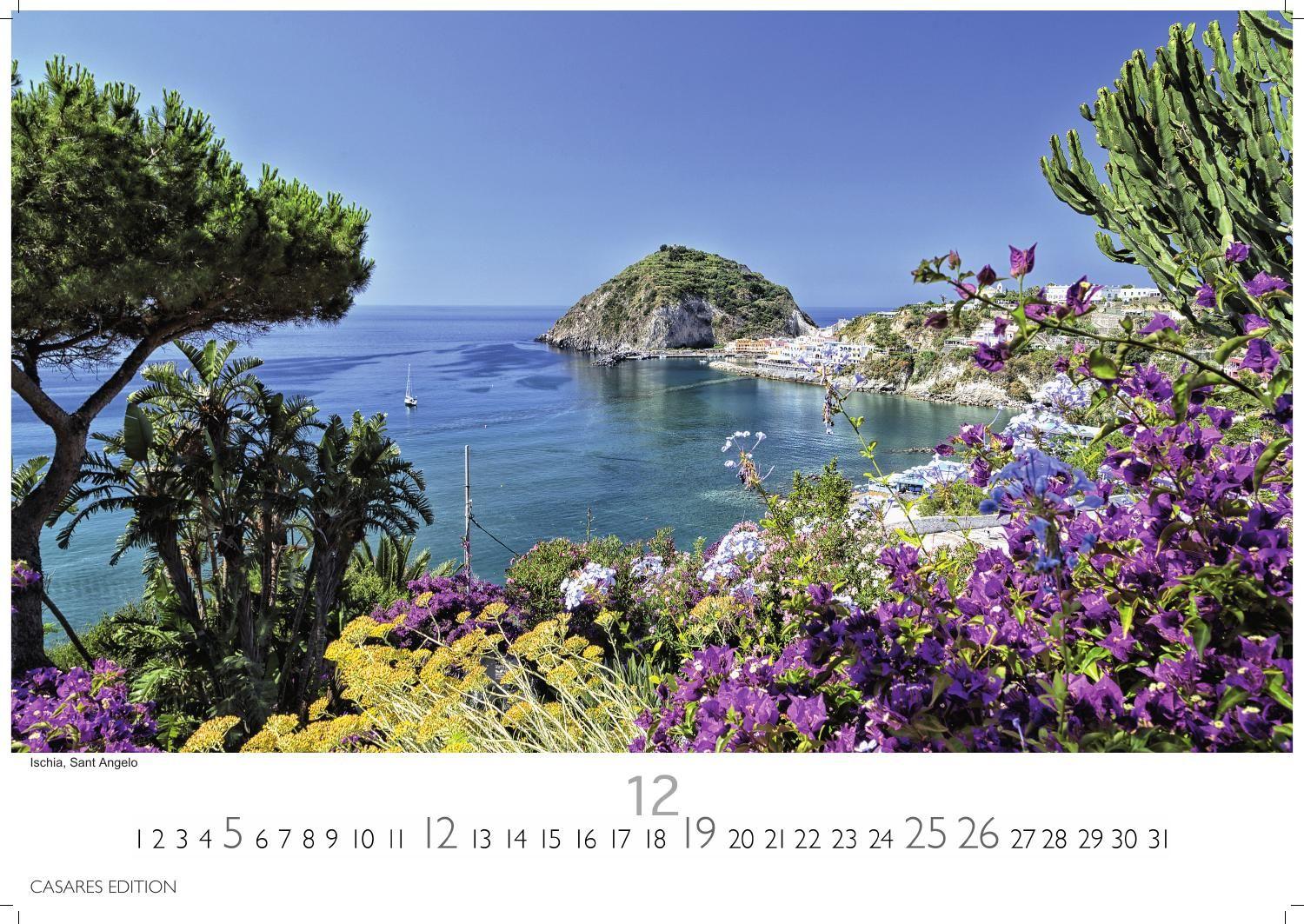 Beispielinhalt (Bild) Golf von Neapel Kalender 2027 - Wandkalender | Fotokalender Italien 24x35 cm -. mit Capri, Ischia & Amalfi Küste
