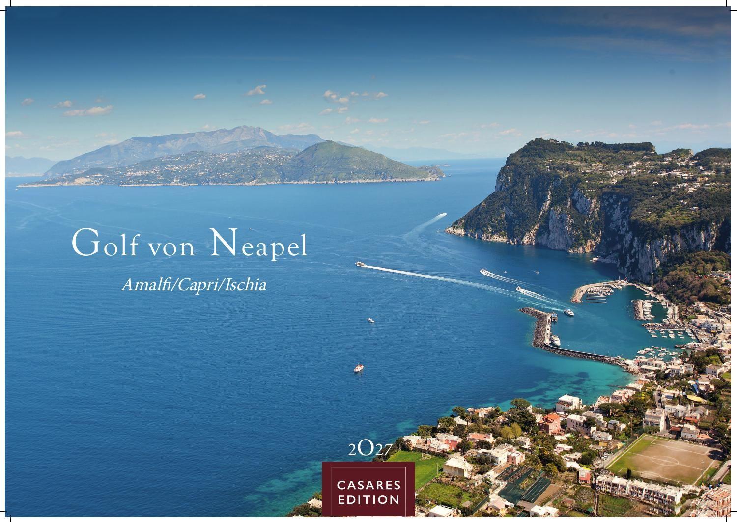 Vorderes Coverbild Golf von Neapel Kalender 2027 - Wandkalender | Fotokalender Italien 24x35 cm -. mit Capri, Ischia & Amalfi Küste