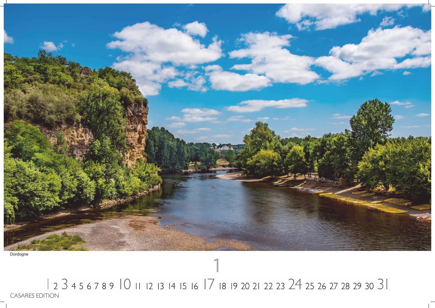 Beispielinhalt (Bild) Frankreich Kalender 2027 - Wandkalender | Fotokalender Frankreich 35x50cm Grosses Format - 12 beeindruckende Highlights von der Schönheit Frankreichs
