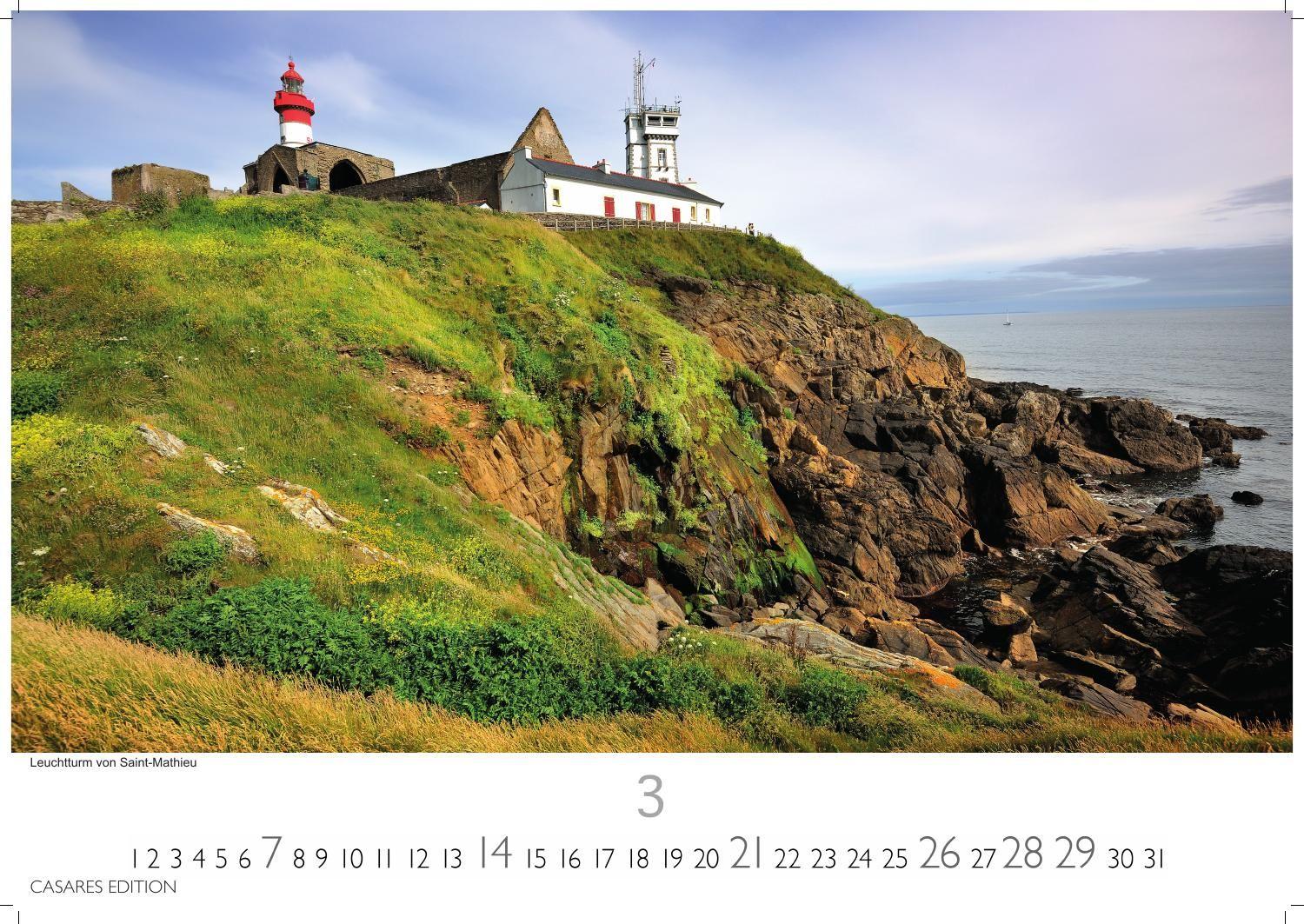 Beispielinhalt (Bild) Frankreich Kalender 2027 - Wandkalender | Fotokalender Frankreich 35x50cm Grosses Format - 12 beeindruckende Highlights von der Schönheit Frankreichs