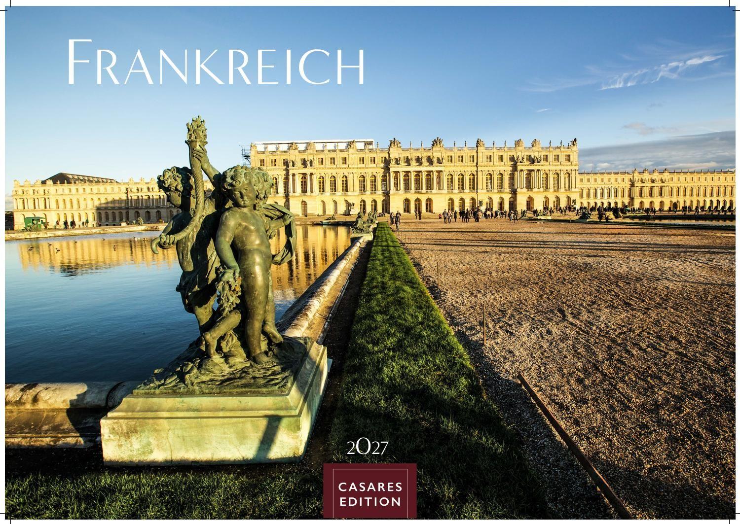 Vorderes Coverbild Frankreich Kalender 2027 - Wandkalender | Fotokalender Frankreich 35x50cm Grosses Format - 12 beeindruckende Highlights von der Schönheit Frankreichs