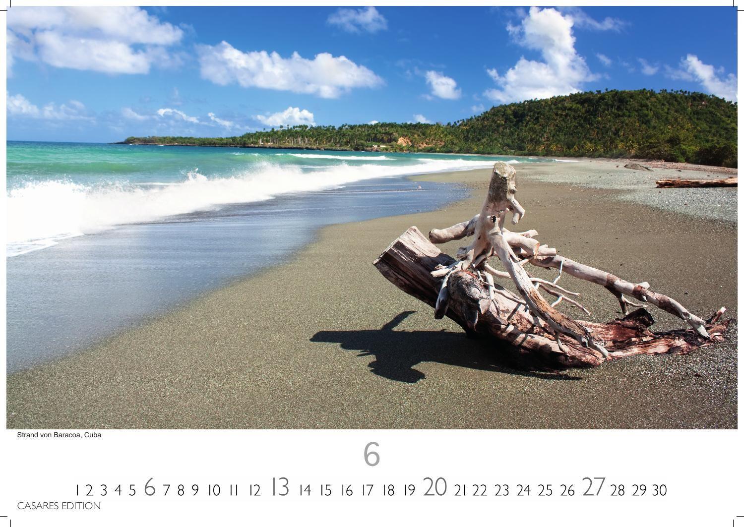 Beispielinhalt (Bild) Cuba Kalender 2027 - Wandkalender | Fotokalender Karibik 24x35cm - Karibische Bilder voller Lebensfreude, stilvolle Fotokunst für Küche, Büro oder Wohnzimmer