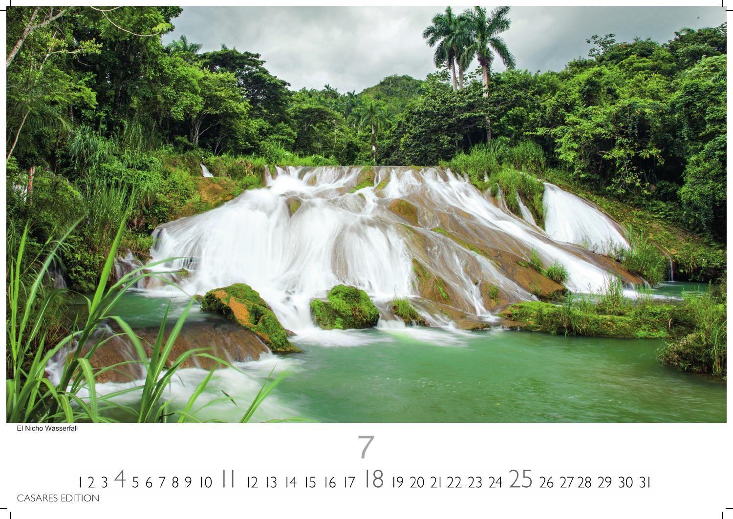 Beispielinhalt (Bild) Cuba Kalender 2027 - Wandkalender | Fotokalender Karibik 24x35cm - Karibische Bilder voller Lebensfreude, stilvolle Fotokunst für Küche, Büro oder Wohnzimmer