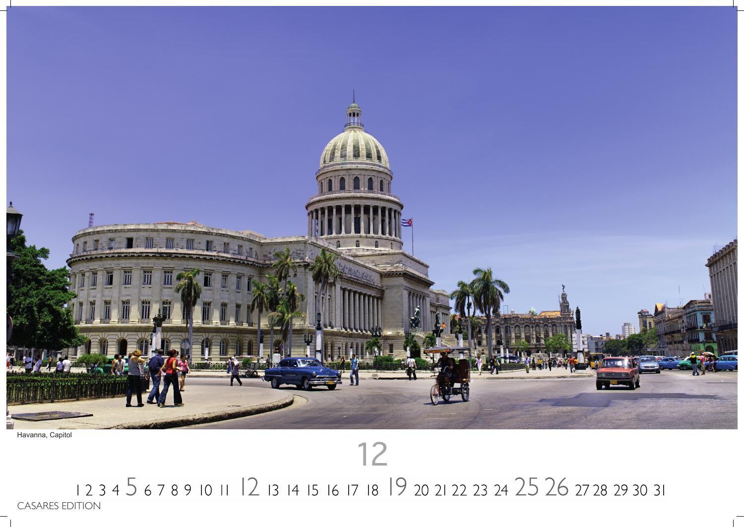 Beispielinhalt (Bild) Cuba Kalender 2027 - Wandkalender | Fotokalender Karibik 24x35cm - Karibische Bilder voller Lebensfreude, stilvolle Fotokunst für Küche, Büro oder Wohnzimmer