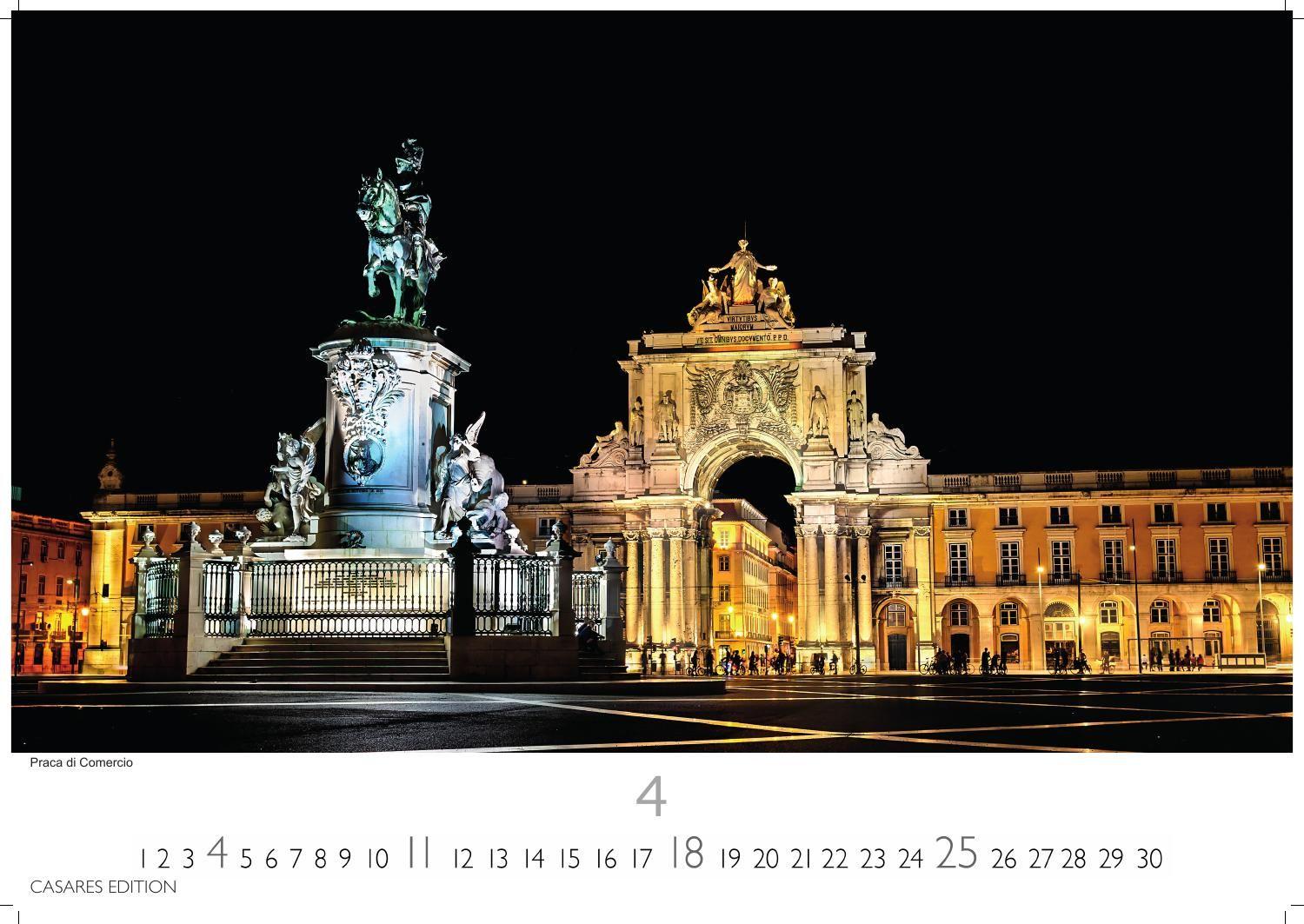 Beispielinhalt (Bild) Lissabon Kalender 2027 - Wandkalender | Fotokalender Portugal 24x35 cm - Atemberaubende Fotos dieser schönen Stadt