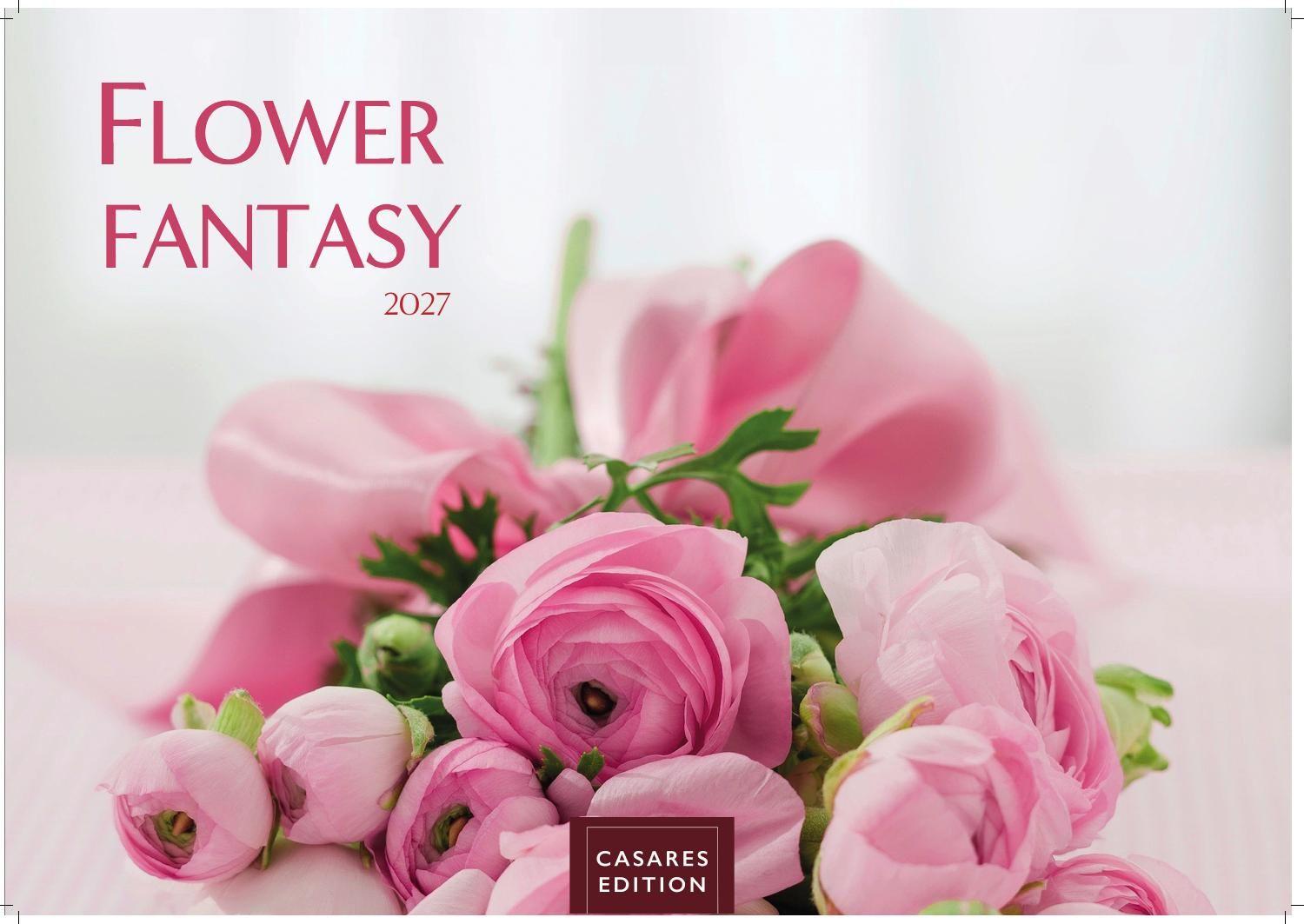 Vorderes Coverbild Flower Fantasy Kalender 2027 - Wandkalender | Fotokalender Naturkalender | Blumenkalender | 24x35cm - Wunderschöne Blumenfotos in bestechender Ästhetik