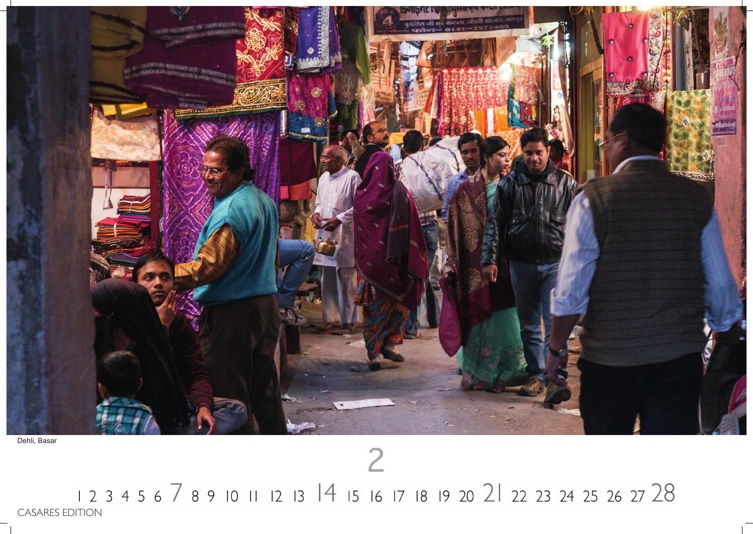 Beispielinhalt (Bild) Indien Kalender 2027 - Wandkalender | Fotokalender Asien 24x35cm - Entdecken Sie die vielfältige Kultur Indiens in 12 faszinierenden Fotos