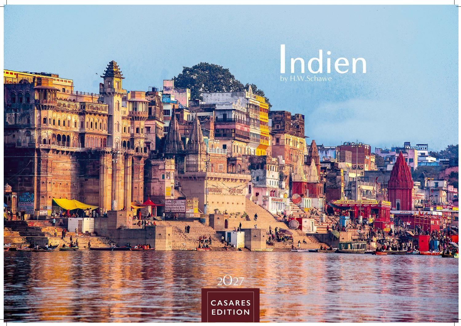 Vorderes Coverbild Indien Kalender 2027 - Wandkalender | Fotokalender Asien 24x35cm - Entdecken Sie die vielfältige Kultur Indiens in 12 faszinierenden Fotos
