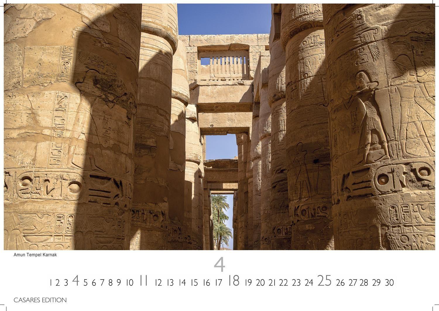 Beispielinhalt (Bild) Ägypten Kalender 2027 - Wandkalender | Fotokalender Afrika 35x50 cm - mit atemberaubenden Fotos der Pyramiden, Sphinx, Luxor & mehr