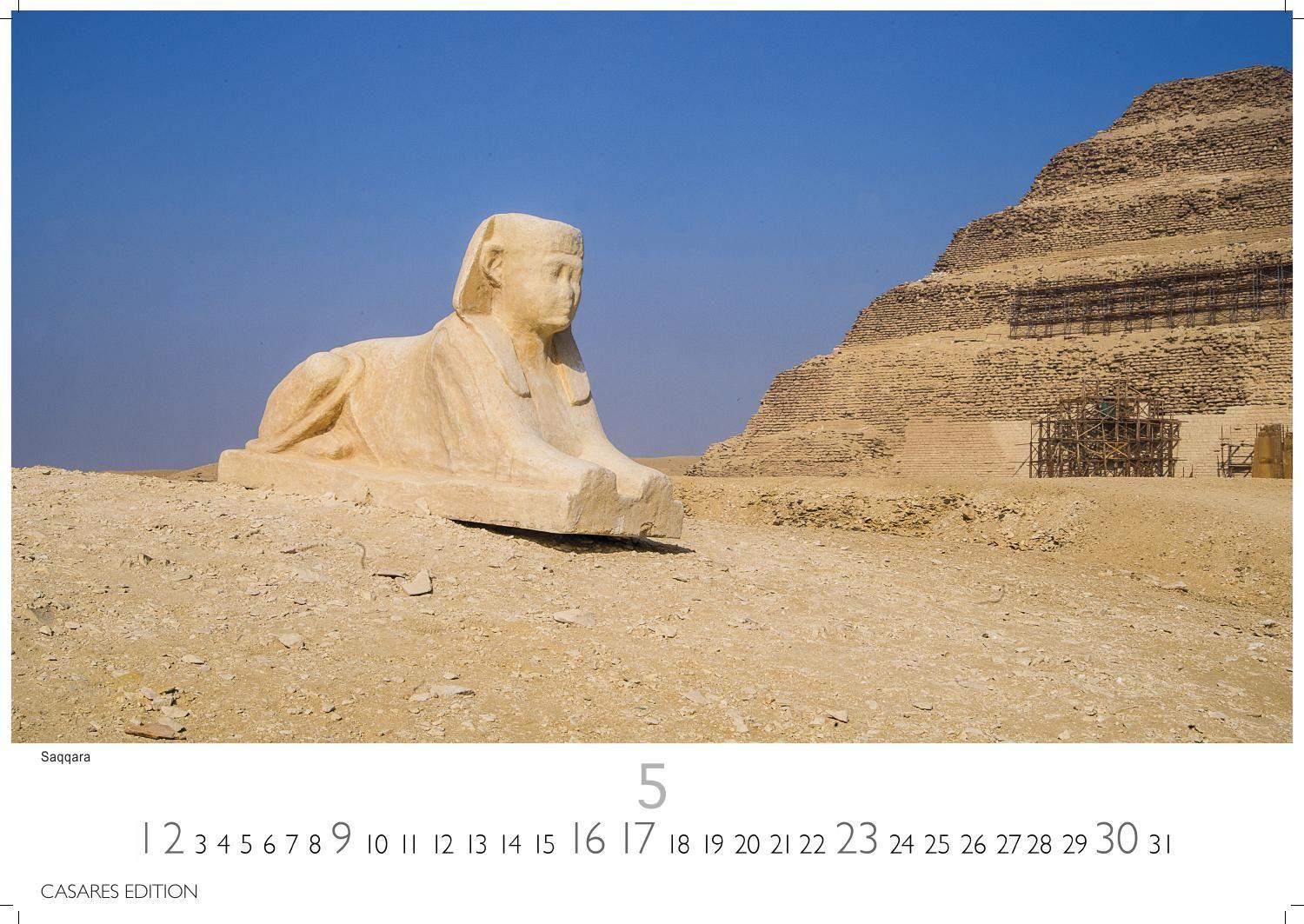 Beispielinhalt (Bild) Ägypten Kalender 2027 - Wandkalender | Fotokalender Afrika 35x50 cm - mit atemberaubenden Fotos der Pyramiden, Sphinx, Luxor & mehr