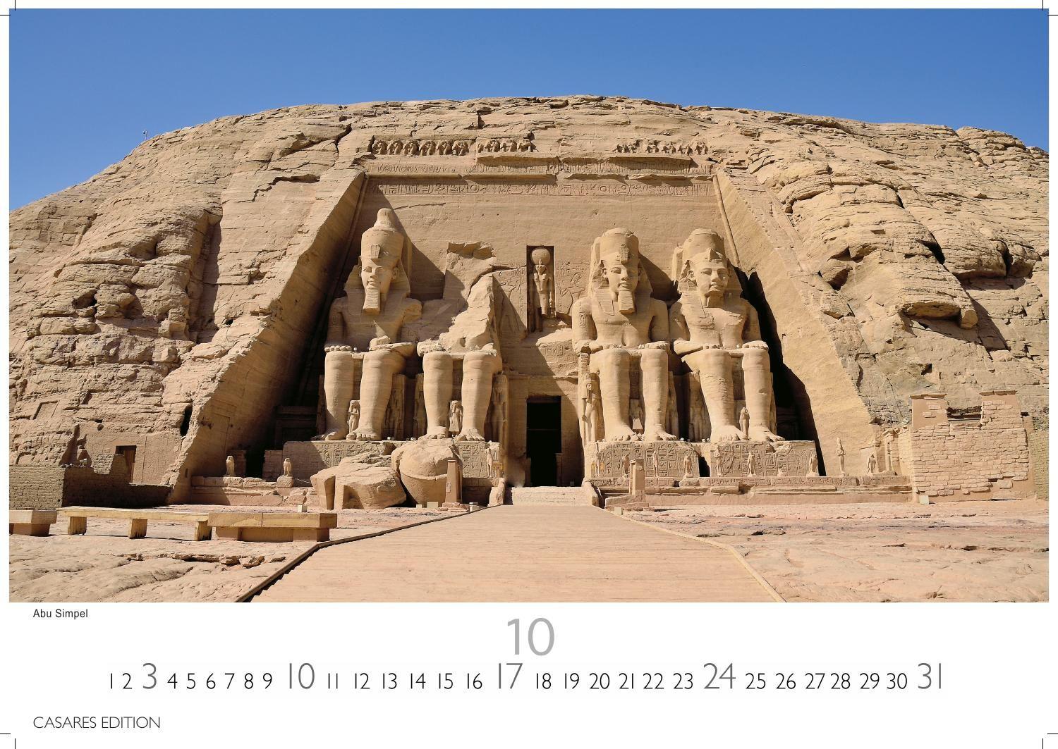 Beispielinhalt (Bild) Ägypten Kalender 2027 - Wandkalender | Fotokalender Afrika 35x50 cm - mit atemberaubenden Fotos der Pyramiden, Sphinx, Luxor & mehr