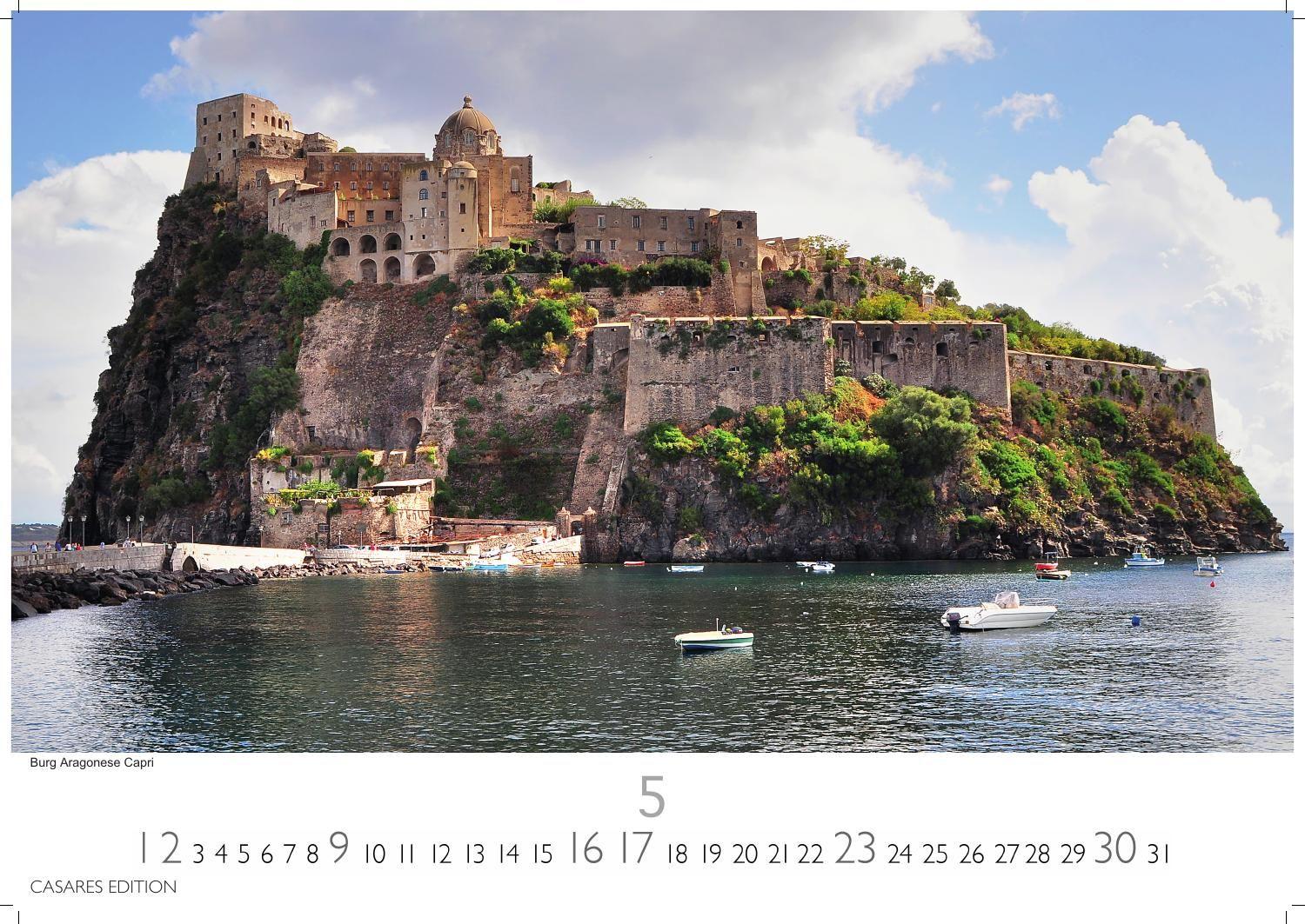 Beispielinhalt (Bild) Golf von Neapel Kalender 2027 - Wandkalender | Fotokalender Italien 35x50 cm - . mit Capri, Ischia & Amalfi Küste