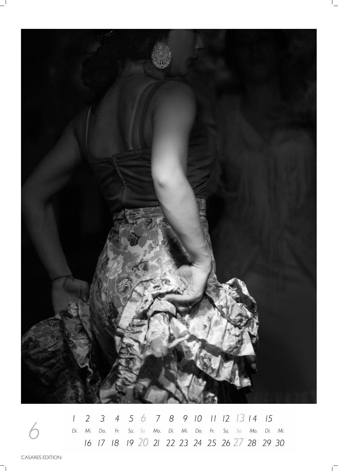 Beispielinhalt (Bild) Flamenco schwarz-weiss Kalender 2027 - Wandkalender | Fotokalender | Tanzkalender| Spanien 42x59cm - . mit eindrucksvollen Flamenco-Fotos, Tanz & Musik - Für Fans spanischer Kultur & Andalusien.