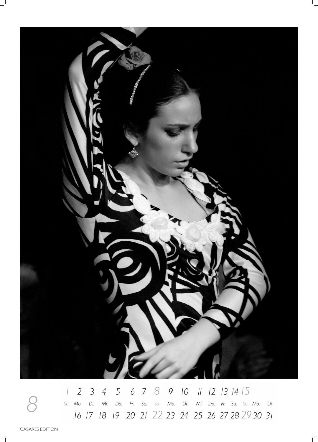Beispielinhalt (Bild) Flamenco schwarz-weiss Kalender 2027 - Wandkalender | Fotokalender | Tanzkalender| Spanien 42x59cm - . mit eindrucksvollen Flamenco-Fotos, Tanz & Musik - Für Fans spanischer Kultur & Andalusien.