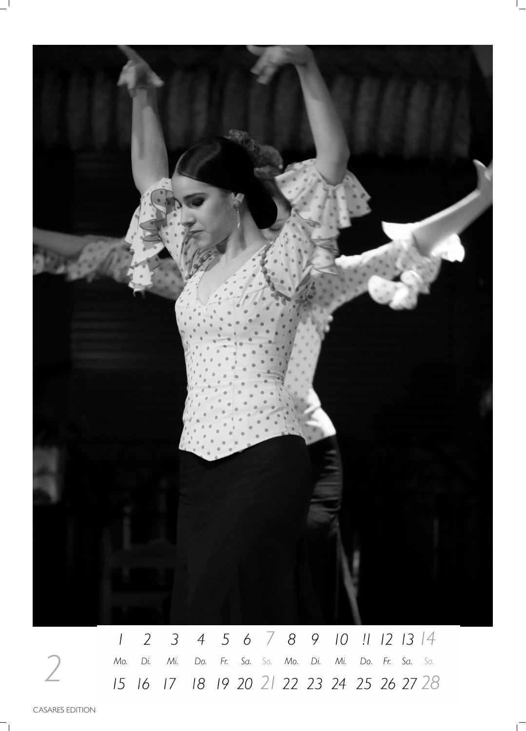 Beispielinhalt (Bild) Flamenco schwarz-weiss Kalender 2027 - Wandkalender | Fotokalender | Tanzkalender| Spanien 42x59cm - . mit eindrucksvollen Flamenco-Fotos, Tanz & Musik - Für Fans spanischer Kultur & Andalusien.