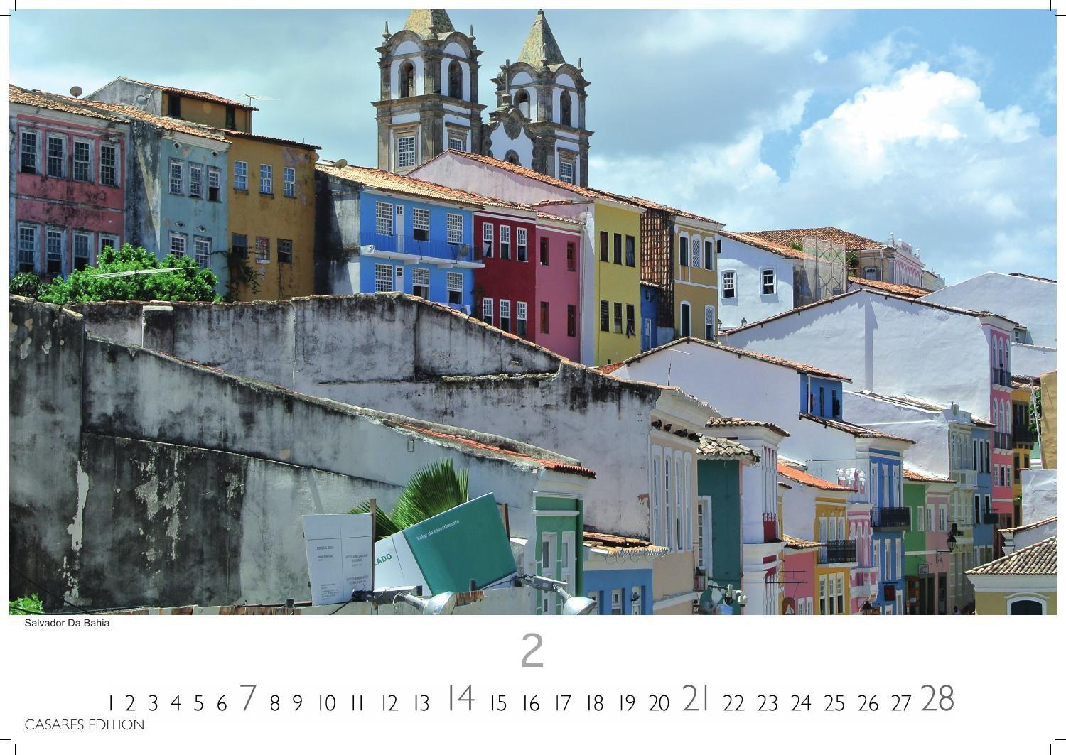 Beispielinhalt (Bild) Brasilien Kalender 2027 - Wandkalender | Fotokalender Südamerika 24x35cm - Bildkalender mit beeindruckenden Fotos von Regenwald, Küste & Metropolen für Fernweh & Fans