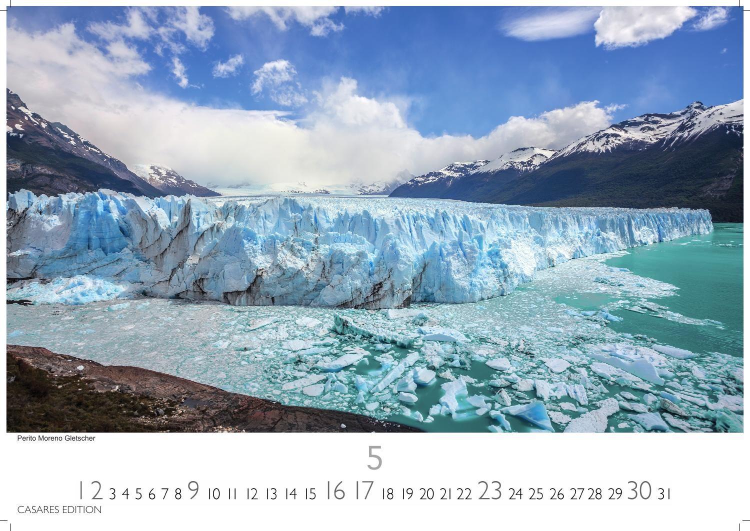 Beispielinhalt (Bild) Patagonien Kalender 2027 - Wandkalender | Fotokalender Südamerika 35x50cm - mit beeindruckenden Fotos von Gletschern, Bergen & Wildnis, ideal als Geschenk & Deko