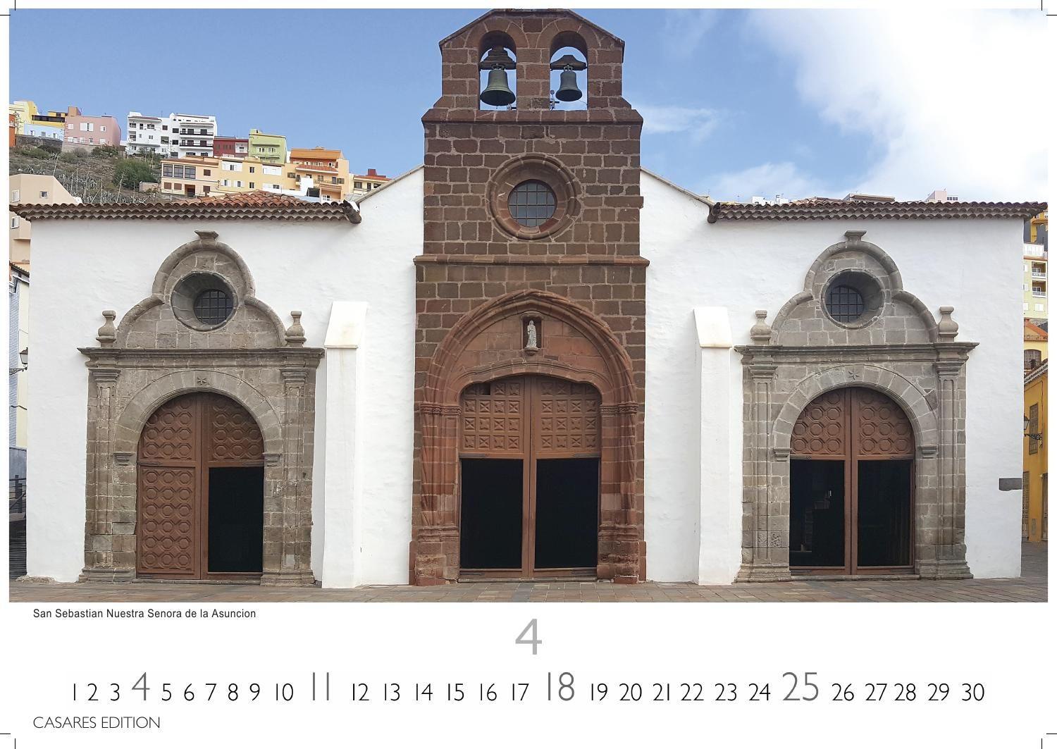 Beispielinhalt (Bild) La Gomera Kalender 2027 - Wandkalender | Fotokalender Spanien 24x35 cm - Atemberaubender . mit den schönsten Motiven der Kanareninsel