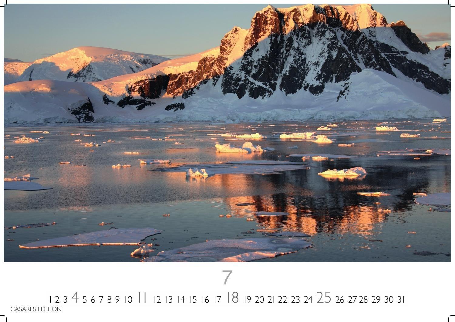 Beispielinhalt (Bild) Arctic Landscape Kalender 2027 - Wandkalender | Fotokalender Naturkalender 35x50cm Grosses Format - 12 faszinierende Fotos von arktische Landschaften | Polarlandschaften