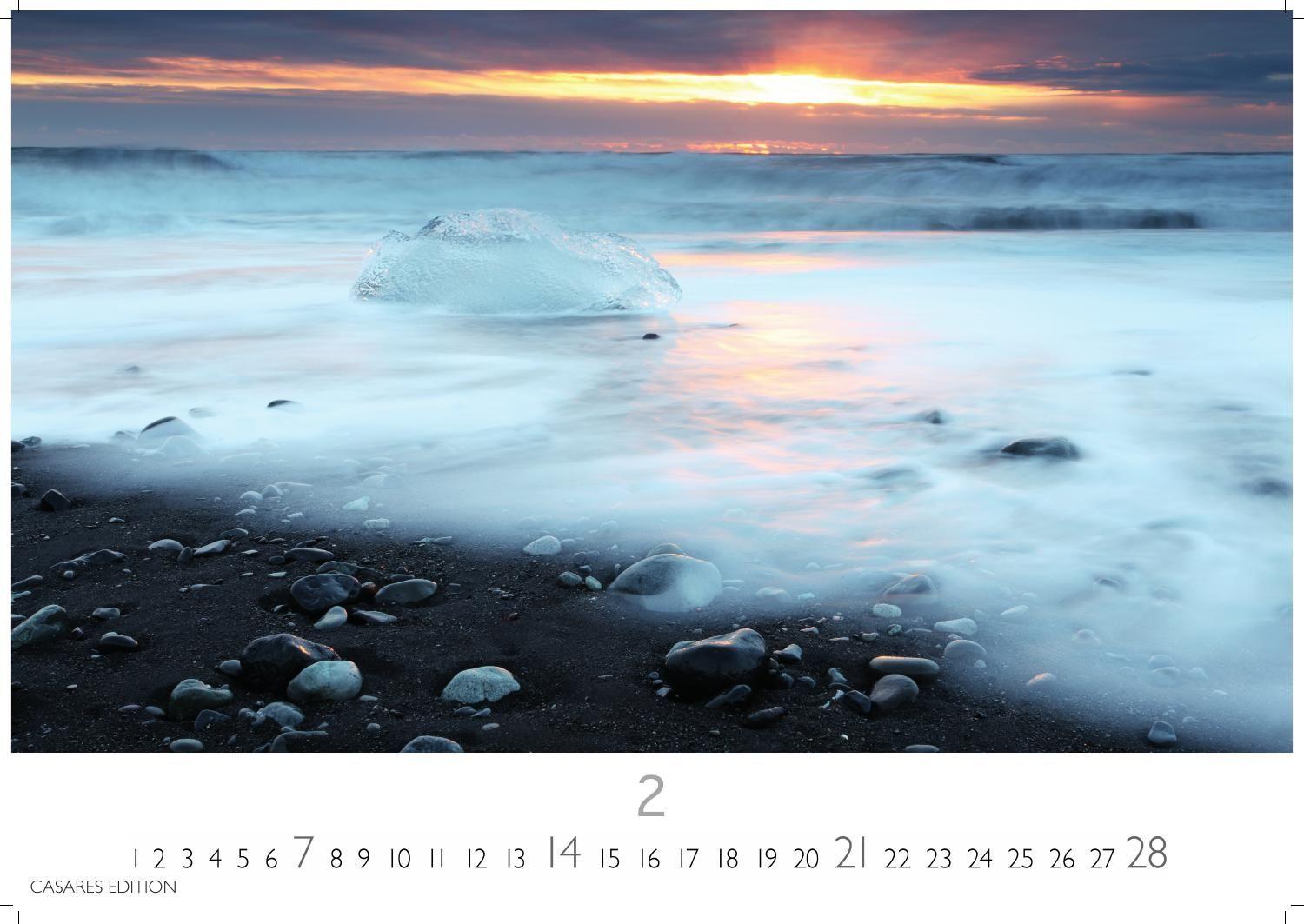 Beispielinhalt (Bild) Arctic Landscape Kalender 2027 - Wandkalender | Fotokalender Naturkalender 35x50cm Grosses Format - 12 faszinierende Fotos von arktische Landschaften | Polarlandschaften