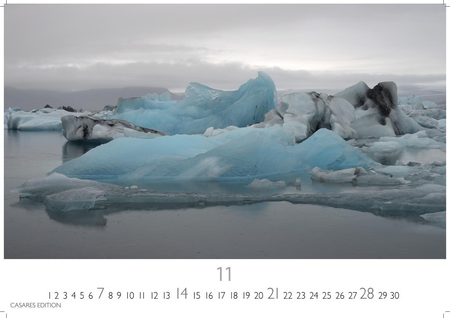 Beispielinhalt (Bild) Arctic Landscape Kalender 2027 - Wandkalender | Fotokalender Naturkalender 35x50cm Grosses Format - 12 faszinierende Fotos von arktische Landschaften | Polarlandschaften