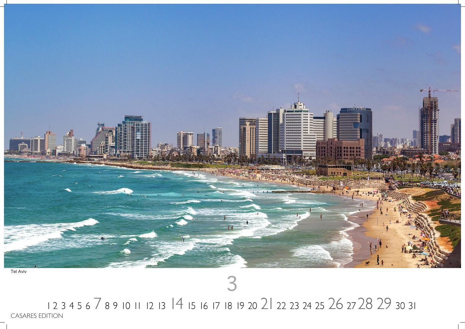 Beispielinhalt (Bild) Israel Kalender 2027 - Wandkalender | Fotokalender Orient 35x50cm - 12 Wunderschöne Fotos Monat für Monat dieses faszinierenden Landes