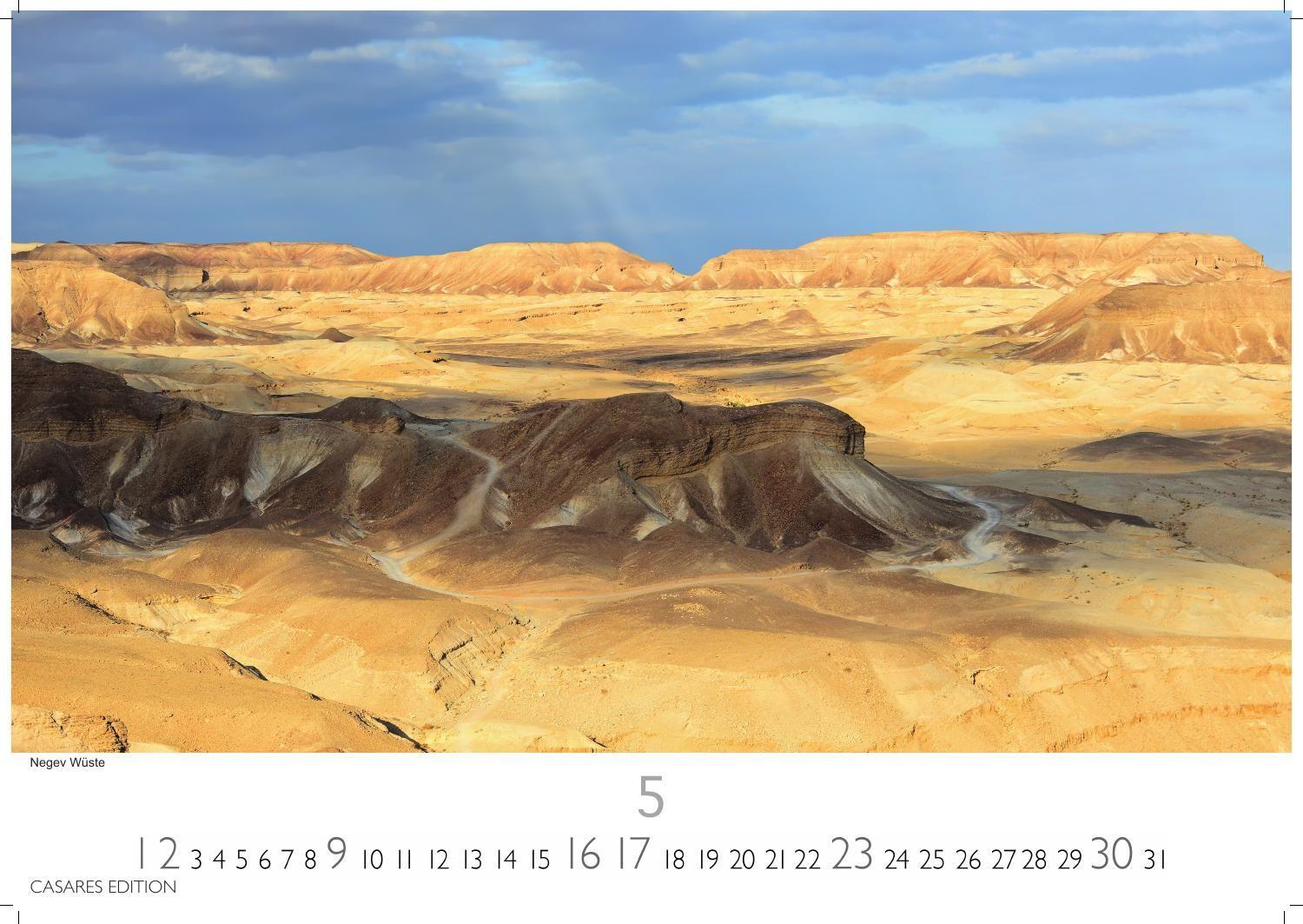 Beispielinhalt (Bild) Israel Kalender 2027 - Wandkalender | Fotokalender Orient 35x50cm - 12 Wunderschöne Fotos Monat für Monat dieses faszinierenden Landes