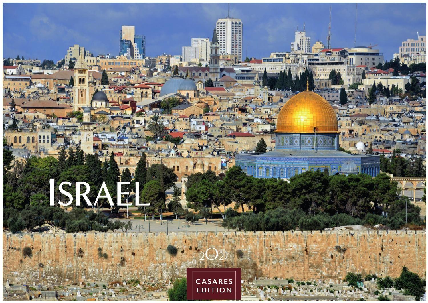 Vorderes Coverbild Israel Kalender 2027 - Wandkalender | Fotokalender Orient 35x50cm - 12 Wunderschöne Fotos Monat für Monat dieses faszinierenden Landes