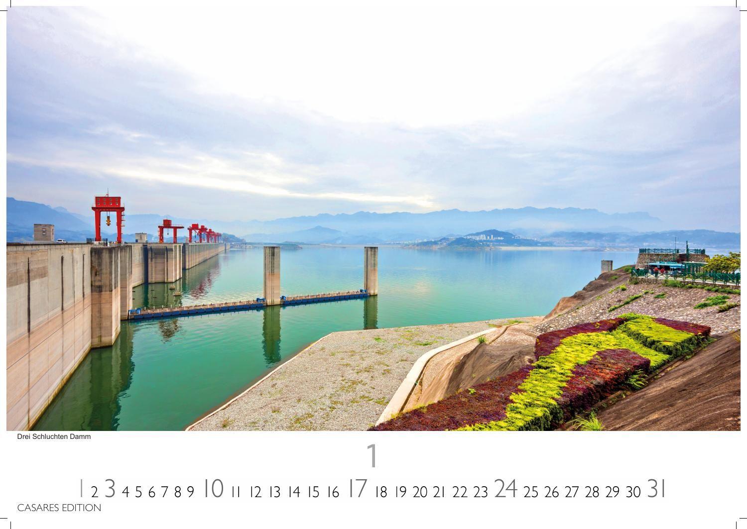 Beispielinhalt (Bild) China Kalender 2027 - Wandkalender | Fotokalender Asien 24x35cm - Wundervolle Landschaften | Tradition und Moderne in 12 faszinierenden Fotos ,Perfekt für China-Liebhaber