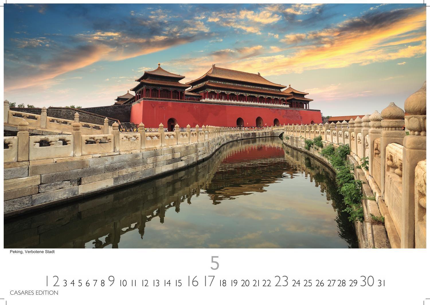 Beispielinhalt (Bild) China Kalender 2027 - Wandkalender | Fotokalender Asien 24x35cm - Wundervolle Landschaften | Tradition und Moderne in 12 faszinierenden Fotos ,Perfekt für China-Liebhaber