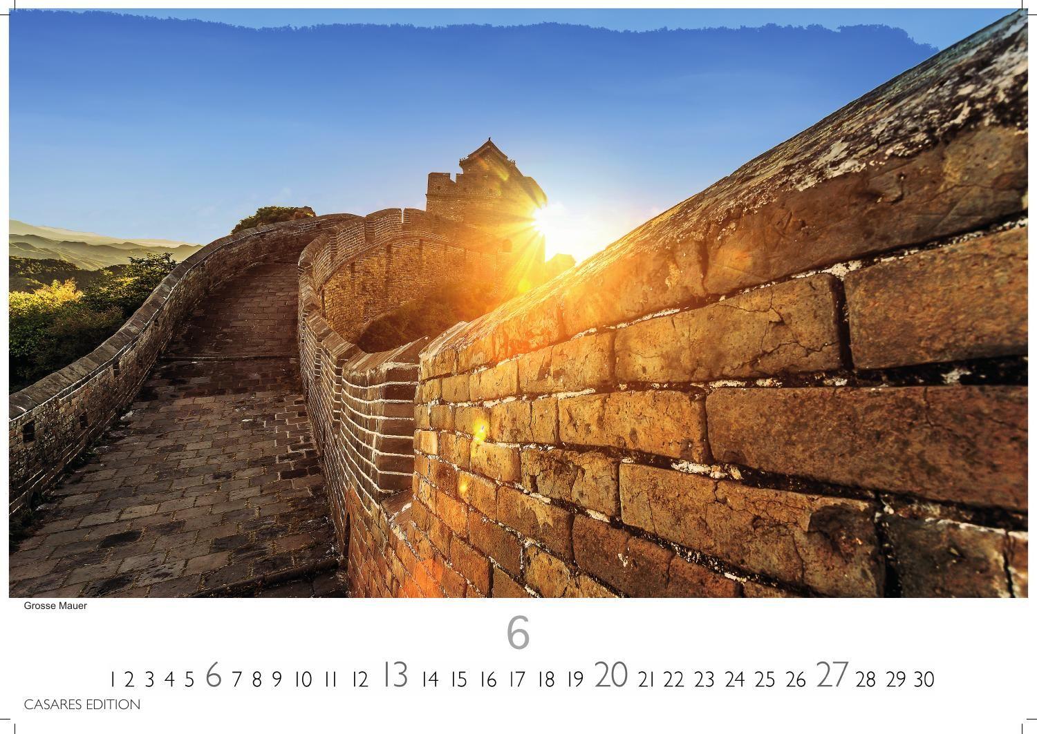 Beispielinhalt (Bild) China Kalender 2027 - Wandkalender | Fotokalender Asien 24x35cm - Wundervolle Landschaften | Tradition und Moderne in 12 faszinierenden Fotos ,Perfekt für China-Liebhaber