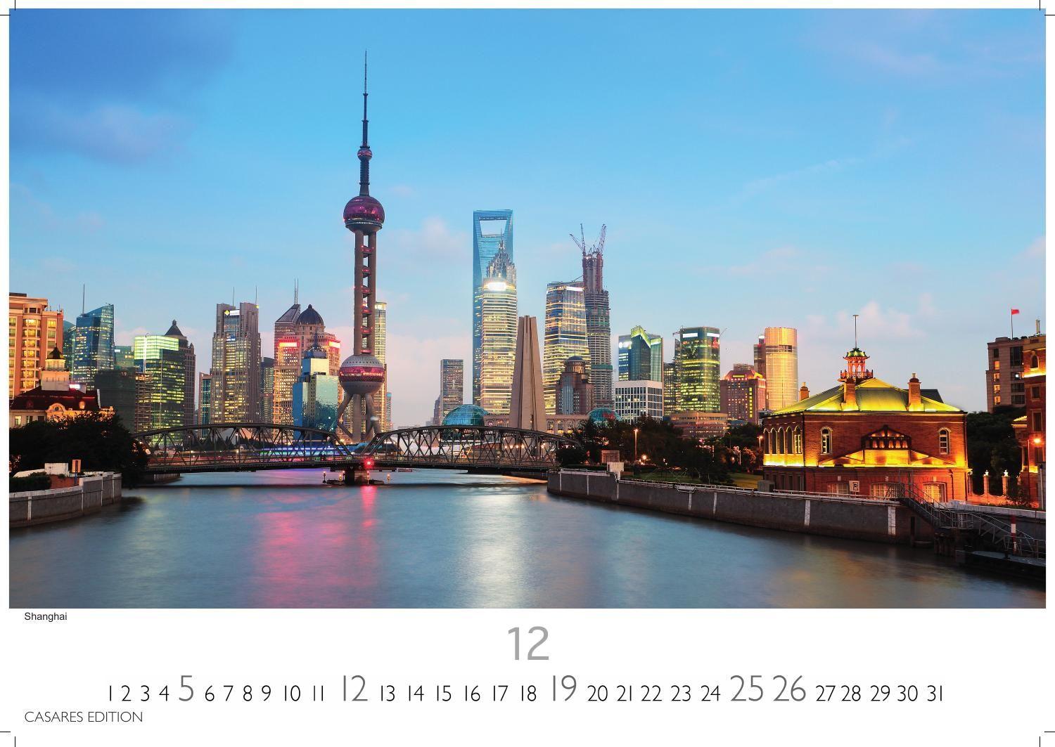 Beispielinhalt (Bild) China Kalender 2027 - Wandkalender | Fotokalender Asien 24x35cm - Wundervolle Landschaften | Tradition und Moderne in 12 faszinierenden Fotos ,Perfekt für China-Liebhaber