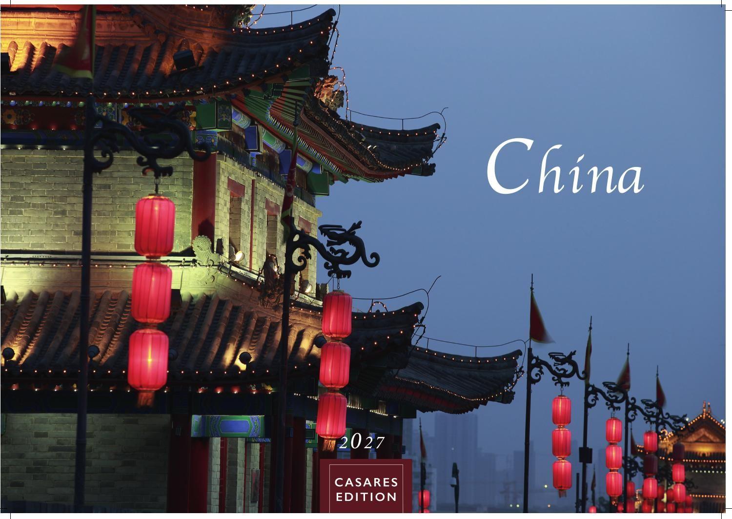 Vorderes Coverbild China Kalender 2027 - Wandkalender | Fotokalender Asien 24x35cm - Wundervolle Landschaften | Tradition und Moderne in 12 faszinierenden Fotos ,Perfekt für China-Liebhaber