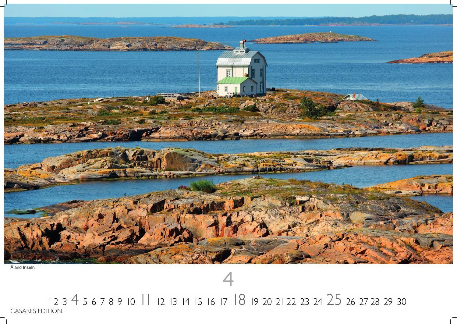 Beispielinhalt (Bild) Finnland Kalender 2027 - Wandkalender | Fotokalender Nordeuropa 35x50cm Grosses Format - mit beeindruckenden Naturaufnahmen aus Finnland
