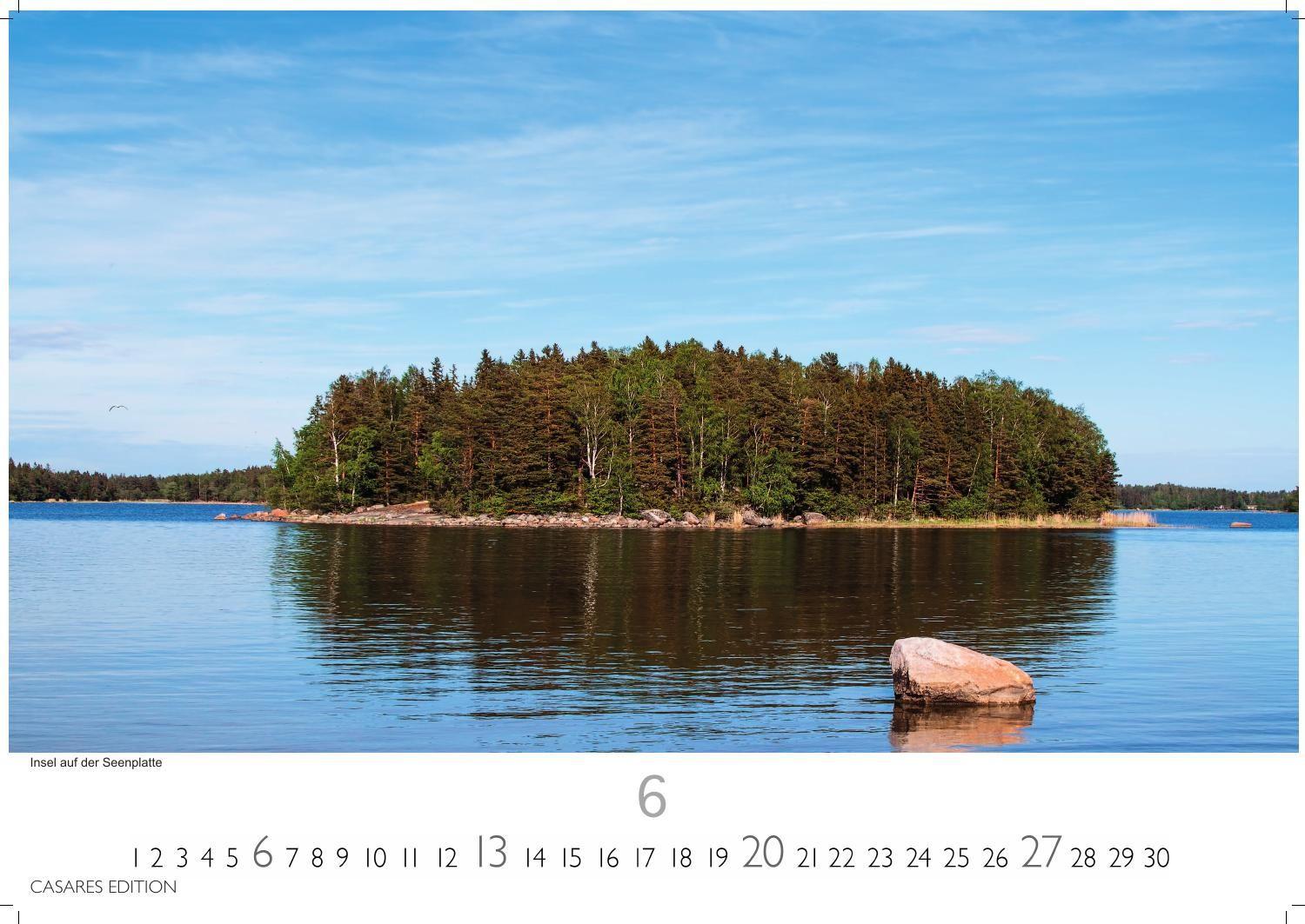 Beispielinhalt (Bild) Finnland Kalender 2027 - Wandkalender | Fotokalender Nordeuropa 35x50cm Grosses Format - mit beeindruckenden Naturaufnahmen aus Finnland