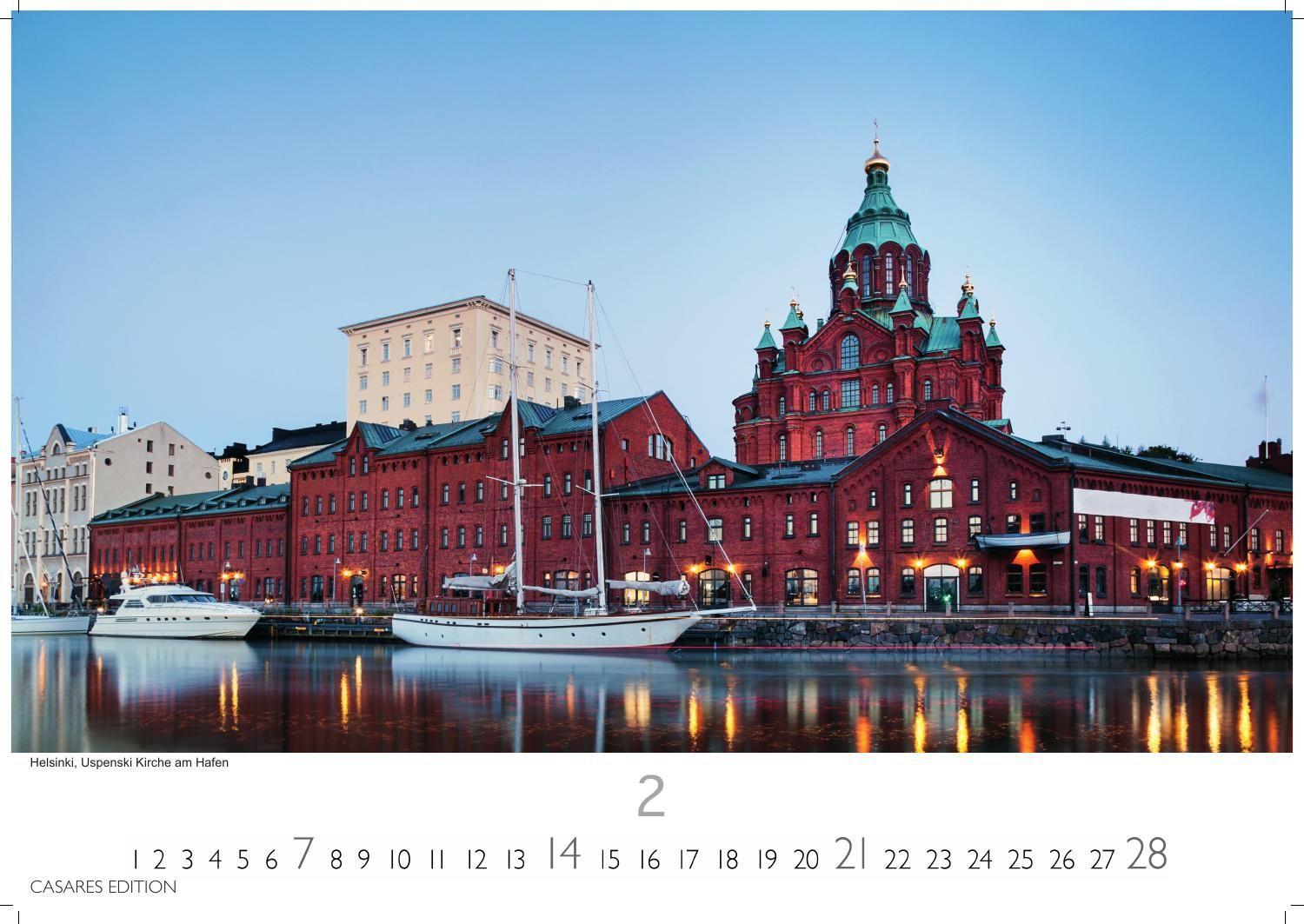 Beispielinhalt (Bild) Finnland Kalender 2027 - Wandkalender | Fotokalender Nordeuropa 35x50cm Grosses Format - mit beeindruckenden Naturaufnahmen aus Finnland