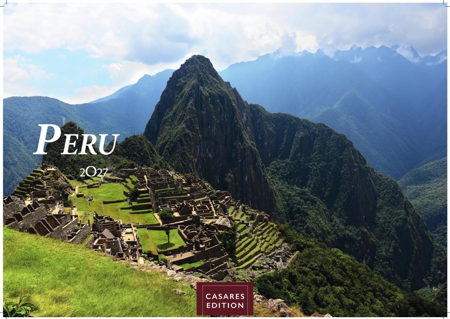 Vorderes Coverbild Peru Kalender 2027 - Wandkalender | Fotokalender Südamerika 35x50cm - Atemberaubende Landschaften und Kultur von Machu Picchu bis Anden, ideal als Geschenk & Deko