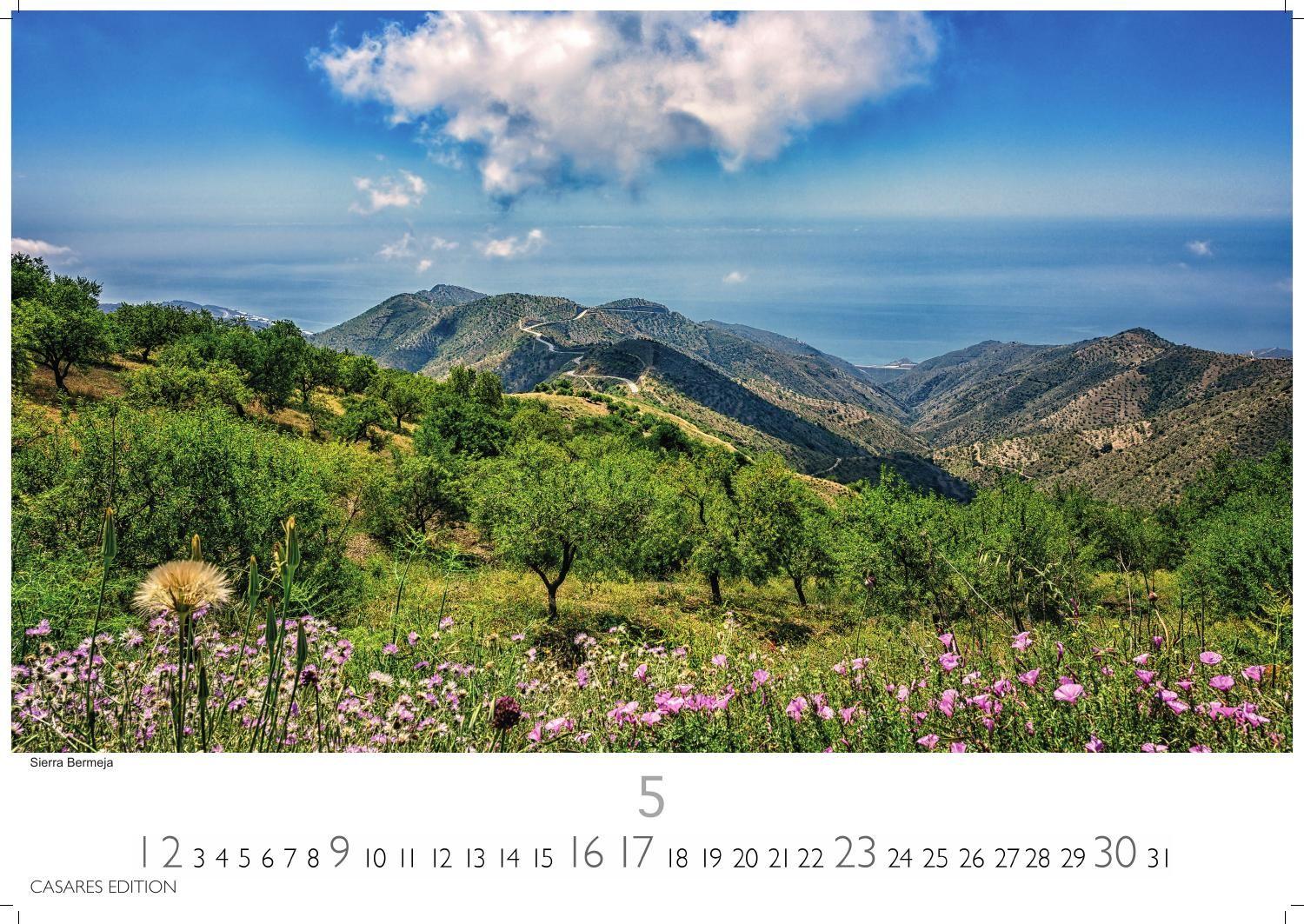 Beispielinhalt (Bild) Spanien Kalender 2027 - Wandkalender | Fotokalender Spanien 35x50 cm- Premium . mit 12 faszinierenden Fotos
