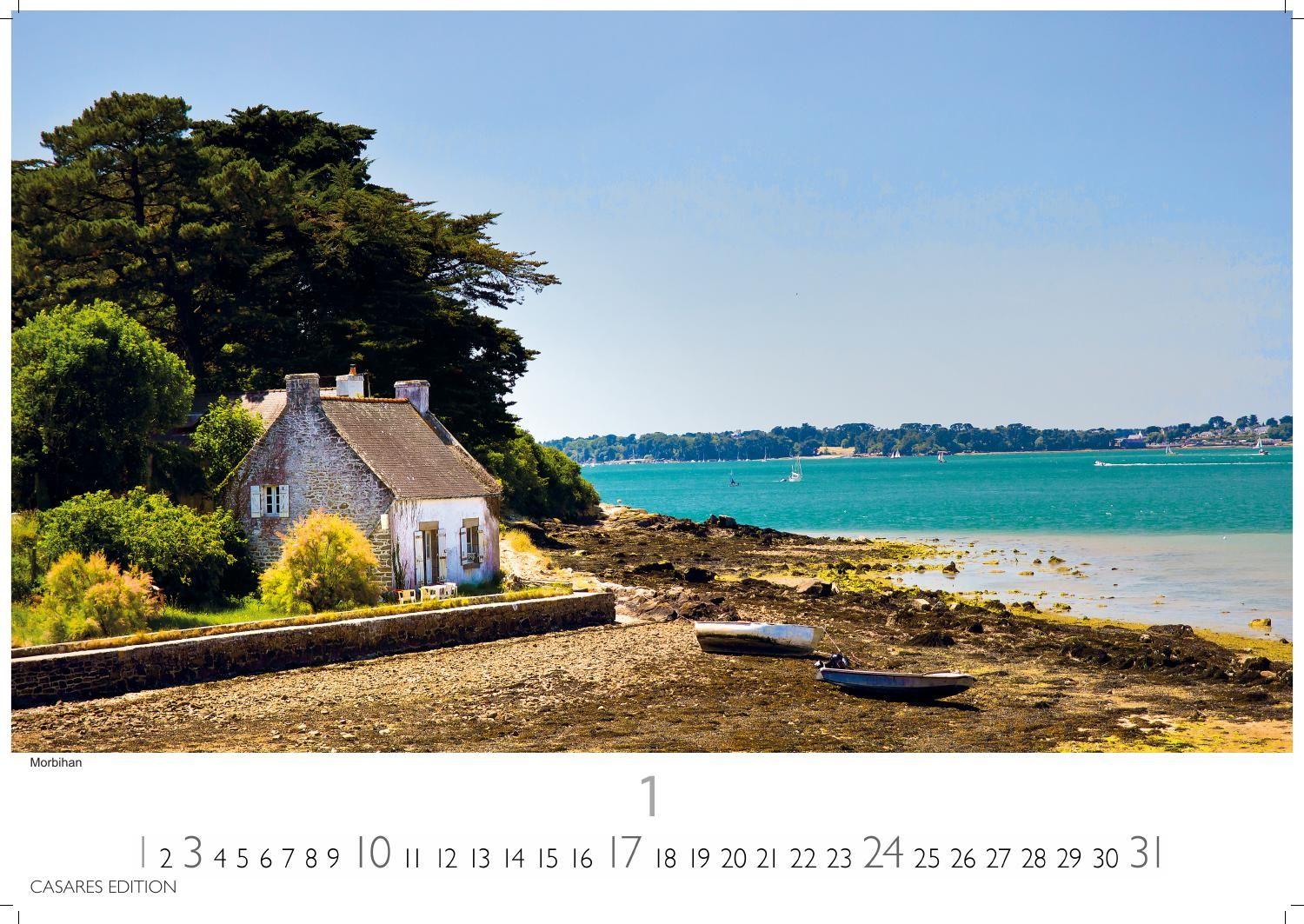 Beispielinhalt (Bild) Bretagne Kalender 2027 - Wandkalender | Fotokalender Frankreich 35x50cm - Hochwertiger . mit atemberaubenden Landschaftsbildern, Natur, Küsten & Kultur - Perfekt für Natur- und Reiseenthusiasten