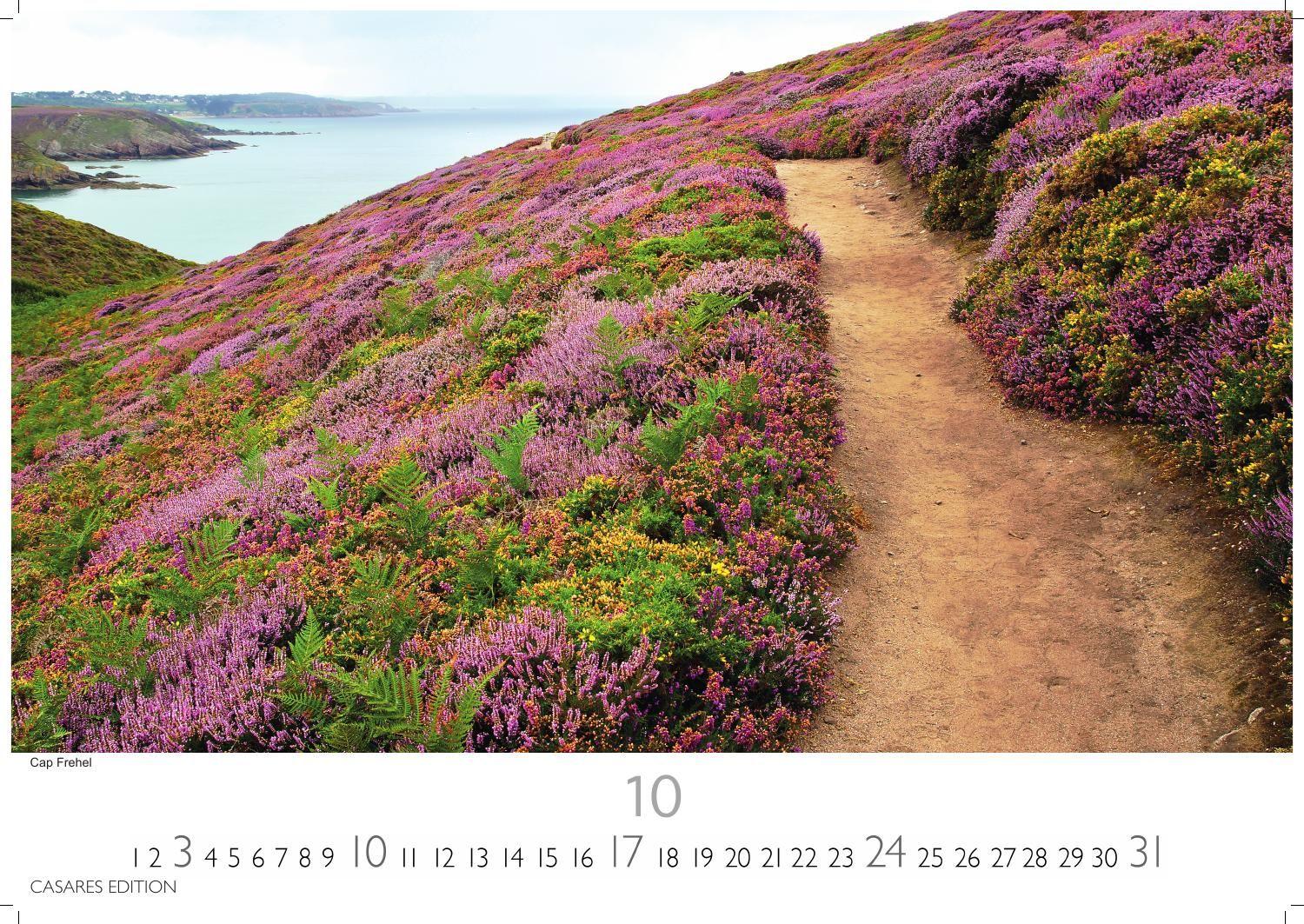 Beispielinhalt (Bild) Bretagne Kalender 2027 - Wandkalender | Fotokalender Frankreich 35x50cm - Hochwertiger . mit atemberaubenden Landschaftsbildern, Natur, Küsten & Kultur - Perfekt für Natur- und Reiseenthusiasten