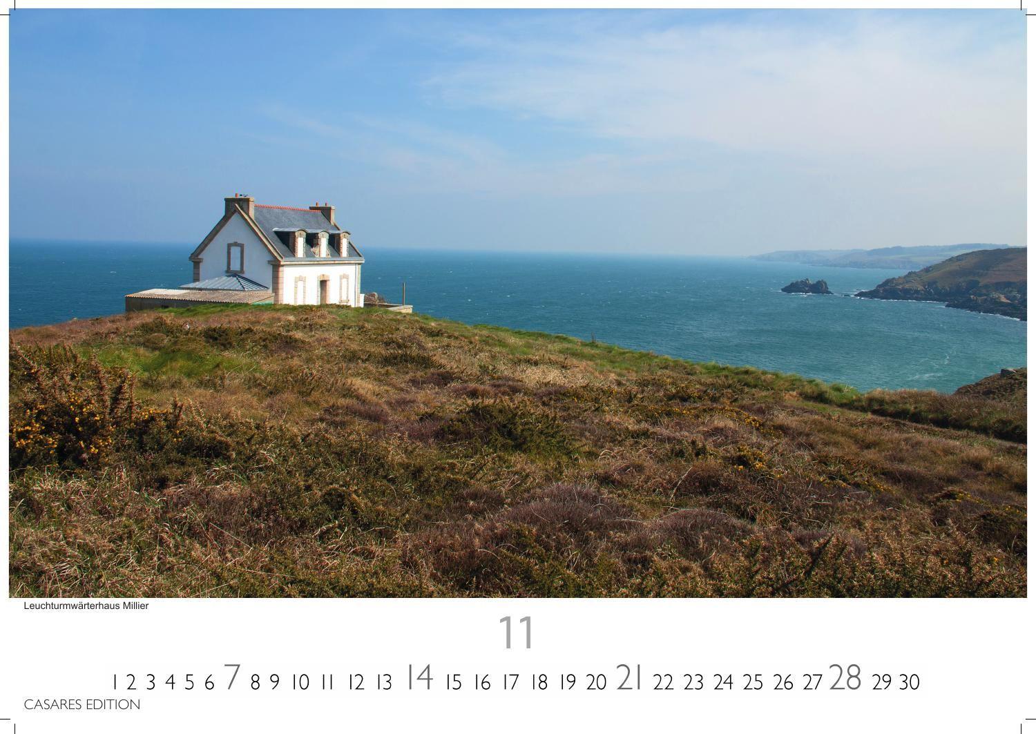 Beispielinhalt (Bild) Bretagne Kalender 2027 - Wandkalender | Fotokalender Frankreich 35x50cm - Hochwertiger . mit atemberaubenden Landschaftsbildern, Natur, Küsten & Kultur - Perfekt für Natur- und Reiseenthusiasten