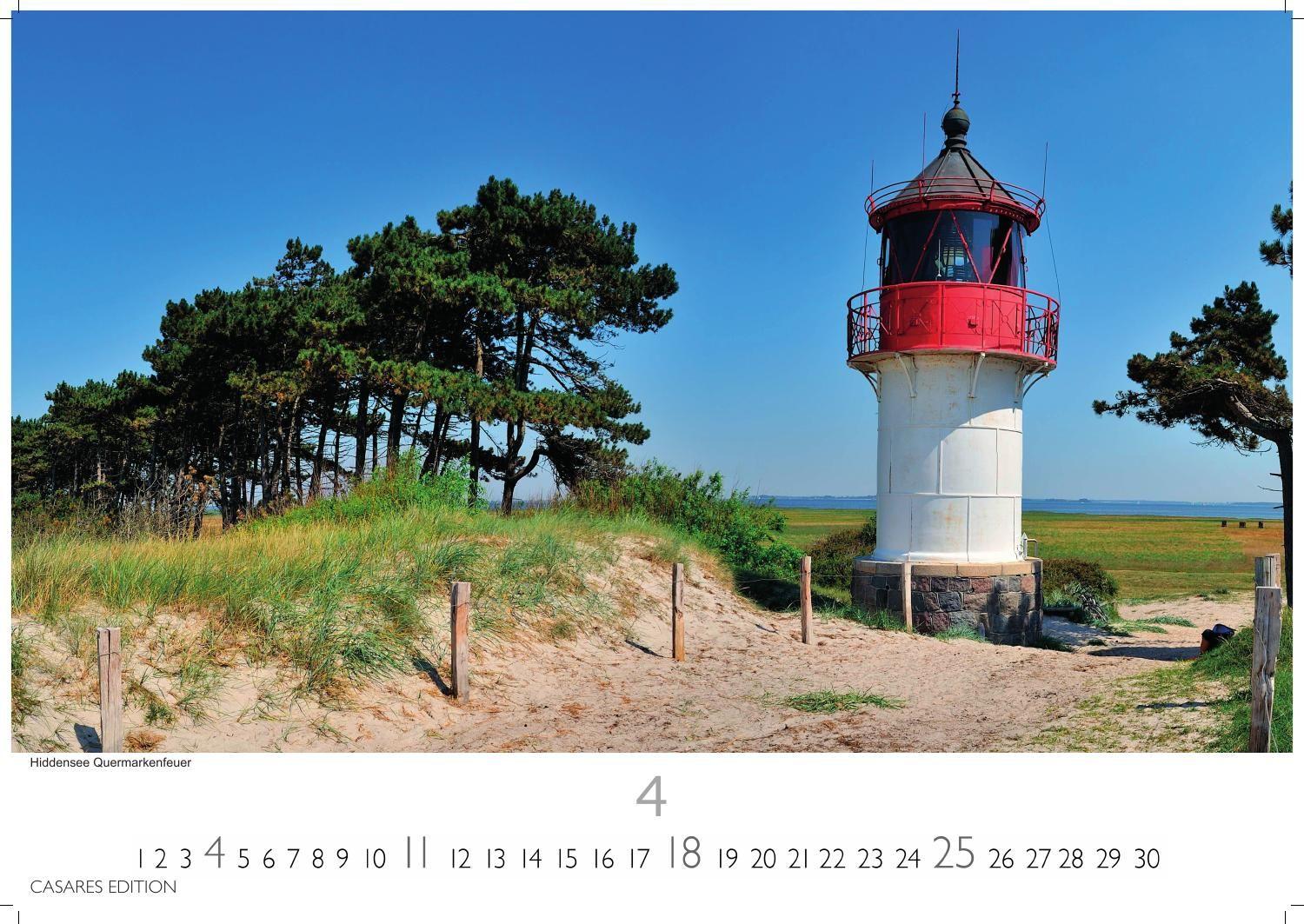 Beispielinhalt (Bild) Ostseeküste Kalender 2027 - Wandkalender | Fotokalender Deutschland 35x50cm |mit maritimen Fotomotiven - Strände, Leuchttürme, Küstenlandschaften im Jahreslauf