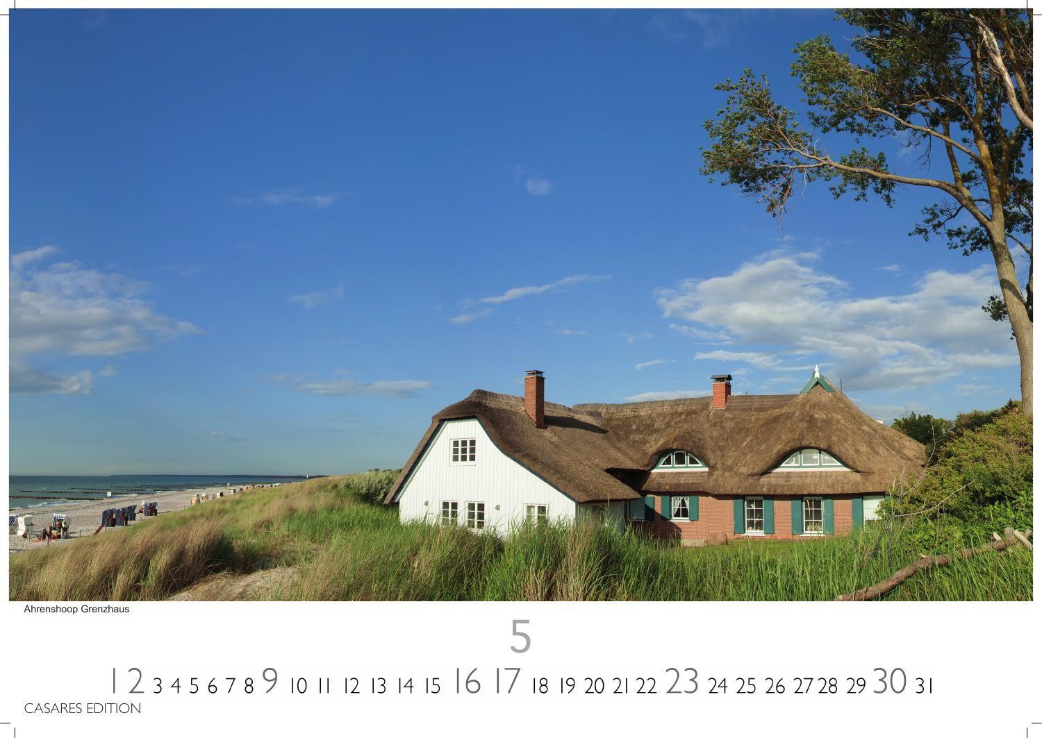 Beispielinhalt (Bild) Ostseeküste Kalender 2027 - Wandkalender | Fotokalender Deutschland 35x50cm |mit maritimen Fotomotiven - Strände, Leuchttürme, Küstenlandschaften im Jahreslauf