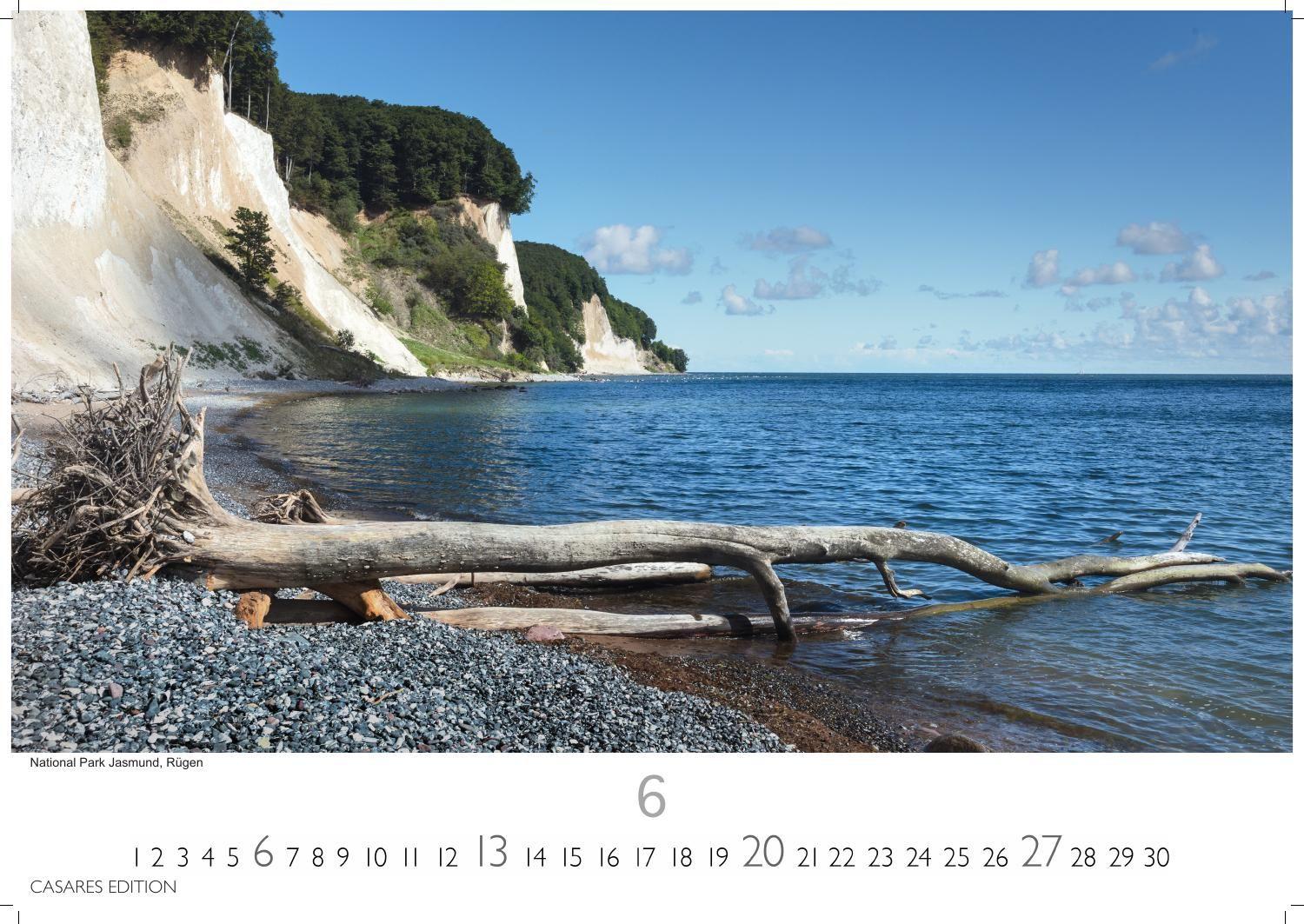 Beispielinhalt (Bild) Ostseeküste Kalender 2027 - Wandkalender | Fotokalender Deutschland 35x50cm |mit maritimen Fotomotiven - Strände, Leuchttürme, Küstenlandschaften im Jahreslauf