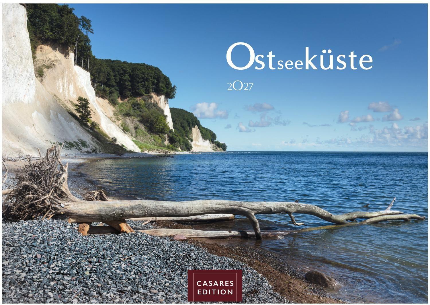 Vorderes Coverbild Ostseeküste Kalender 2027 - Wandkalender | Fotokalender Deutschland 35x50cm |mit maritimen Fotomotiven - Strände, Leuchttürme, Küstenlandschaften im Jahreslauf