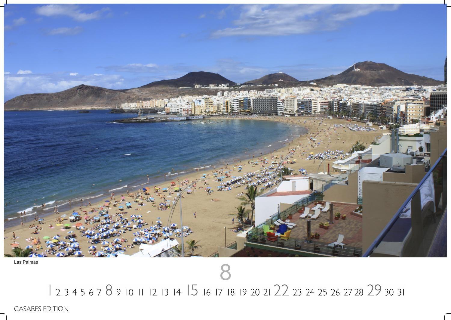 Beispielinhalt (Bild) Gran Canaria Kalender 2027 - Wandkalender | Fotokalender Spanien 50x35 cm - Premium . dieser bezaubernden Insel