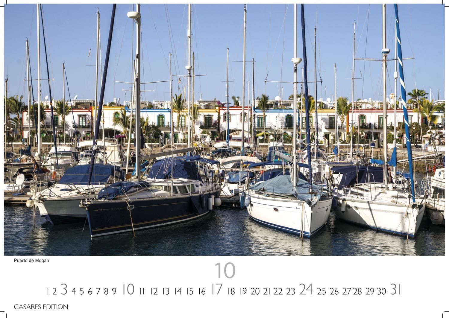 Beispielinhalt (Bild) Gran Canaria Kalender 2027 - Wandkalender | Fotokalender Spanien 50x35 cm - Premium . dieser bezaubernden Insel